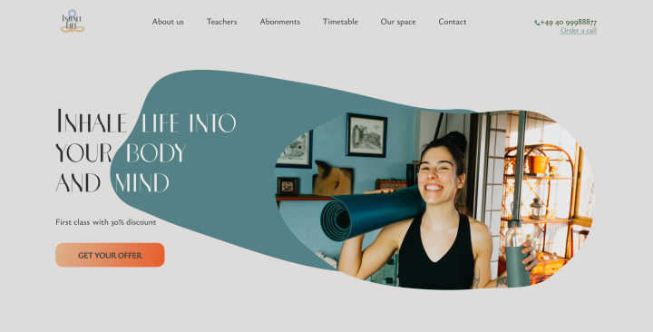 Дизайн йога студии