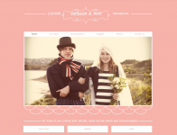 Сайт для молодоженов или свадебных фотографов.