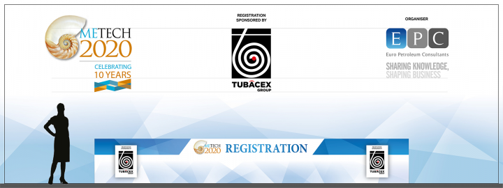 Оформление Стойки регистрации конференции в Абу-Даби
