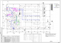 План системы вентиляции продуктового магазина