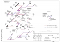 Схема системы отопления коттеджа