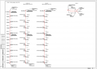 Схема стояков системы отопления жилого дома