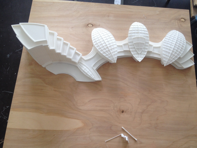 Макет санатория