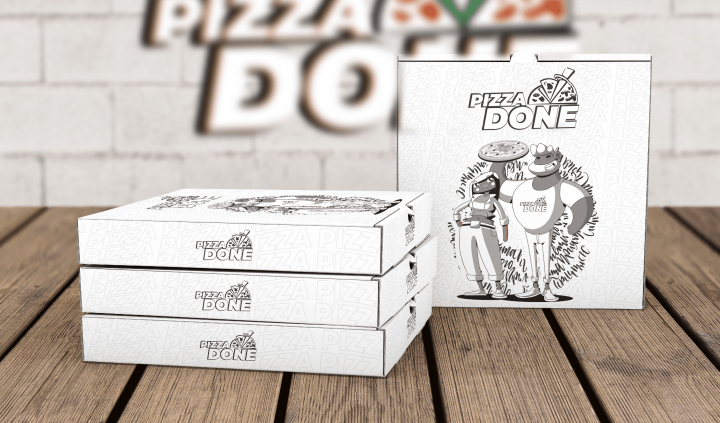 Коробка Pizza Done