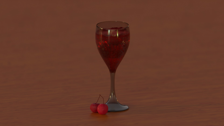 Glass with vino - бокал с вином