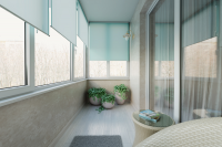 Визуализация балкона