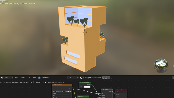 Лоуполи 3D модель для игры на ПК