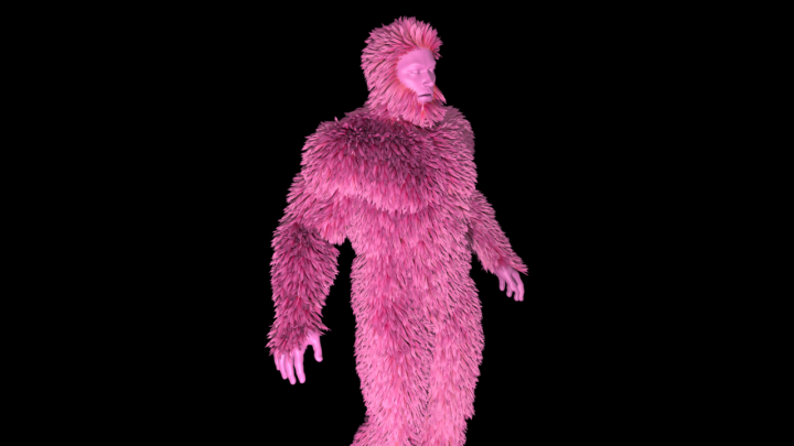 Симуляция шерсти в программе Houdini