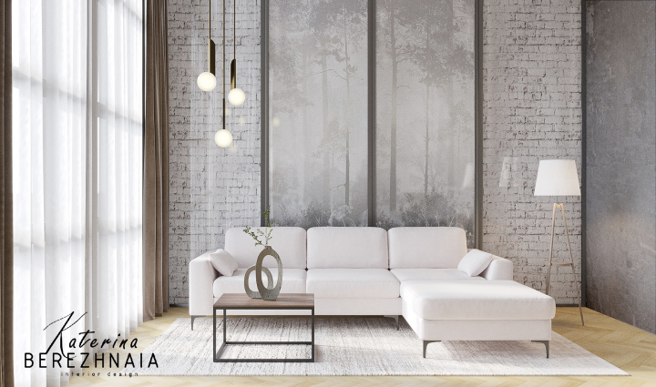 White in the interior