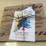 Упаковка настольного календаря