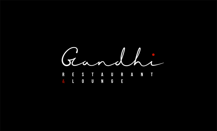 Айдентика концептуального ресторана Gandhi