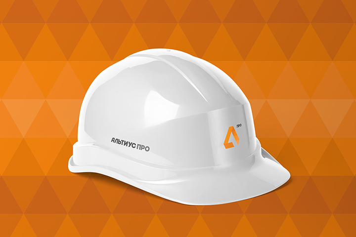 Редизайн логотипа строительной компании АЛЬТИУС ПРО