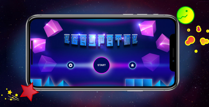 Игра. Мобильное приложение. Квадратик