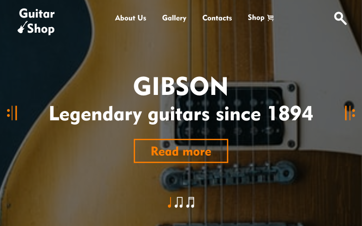 Guitar online shop