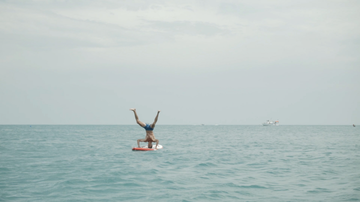 Рекламный ролик для черноморского пляжа “Роза Хутор”