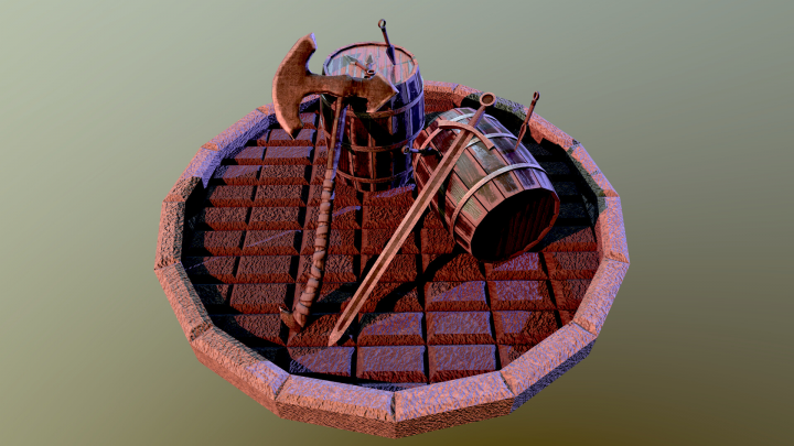 Моделирование game-ready оружия