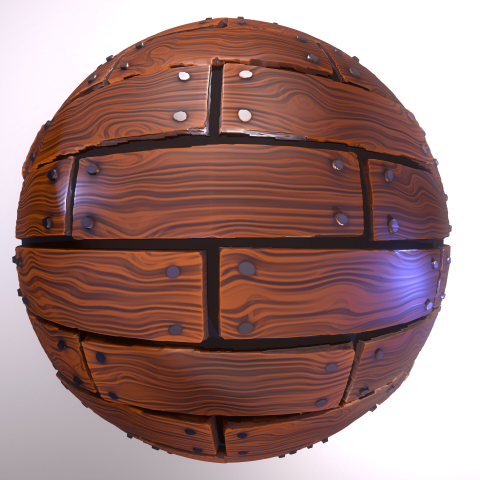 Стилизованная текстура стены из досок