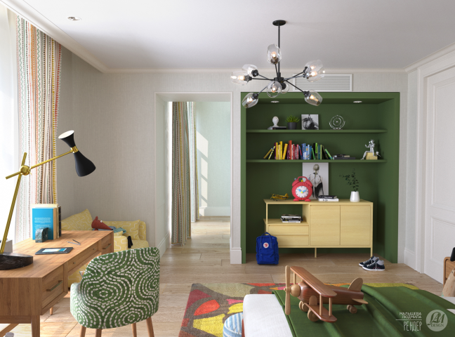 Визуализация детской комнаты