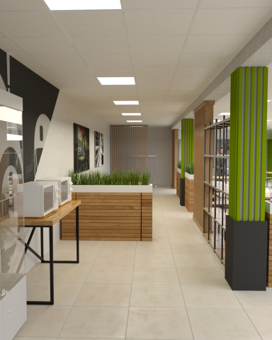 Визуализация столовой РЖД