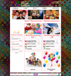 Сайт-визитка агентства праздников