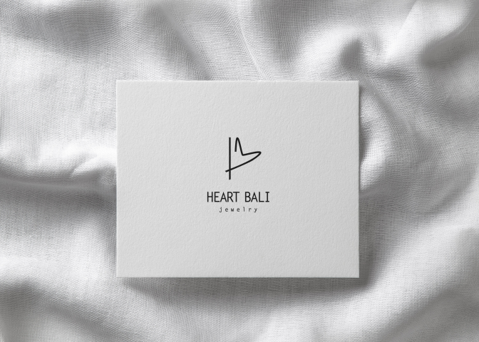 Heart Bali logo design