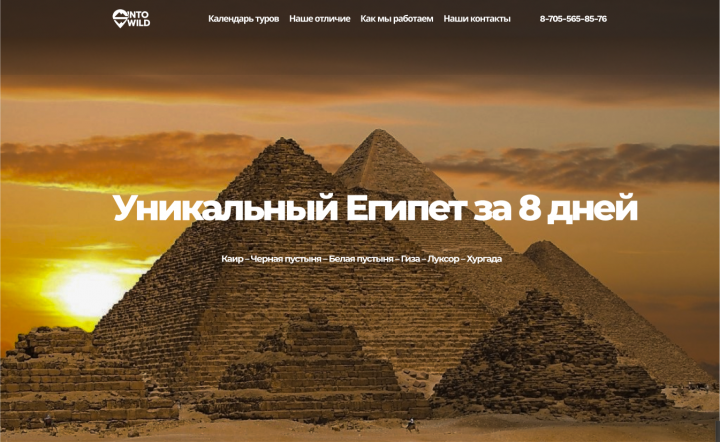 Редизайн сайта into wild