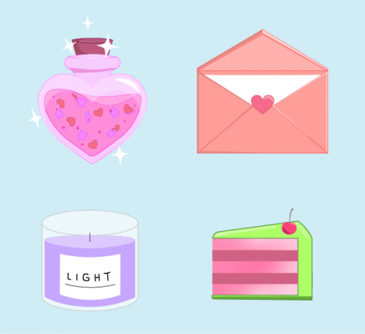 Стикеры к 14 февраля