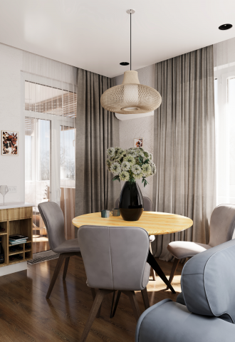 Визуализация гостинной