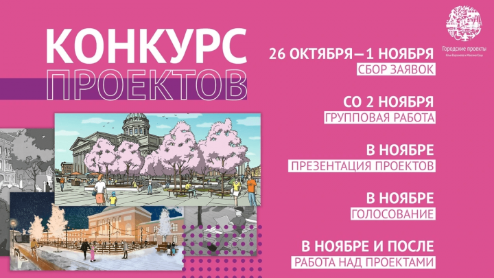 Баннеры для Конкурса проектов «Городских проектов»