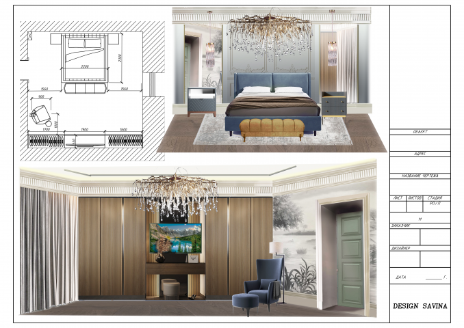 Interior bedroom
