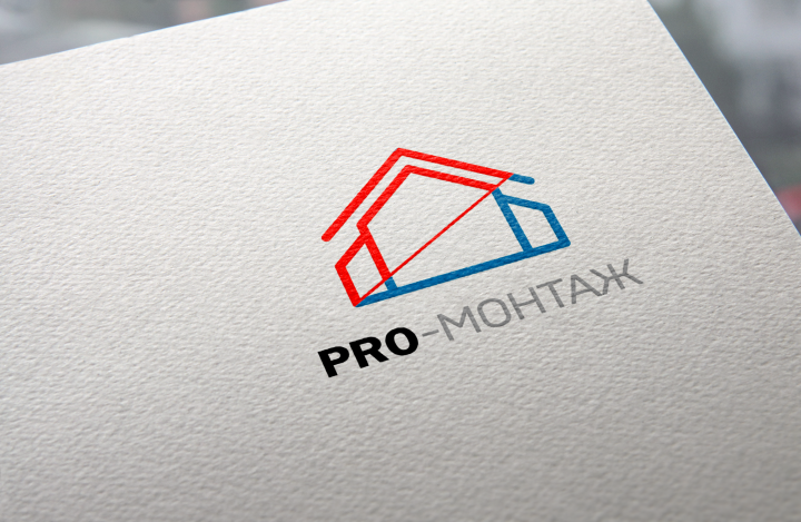 Редизайн лого для компании по монтажным работам в частных домах