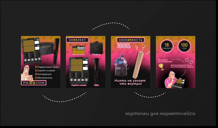 Дизайн карточек для маркетплейса