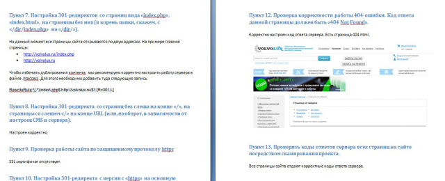 Полный SEO-аудит сайта volvolux.ru