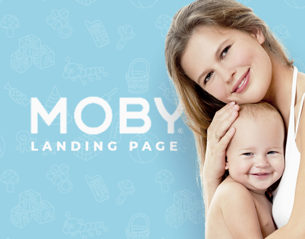Landing page по продаже американских слинг шарфов Mobi