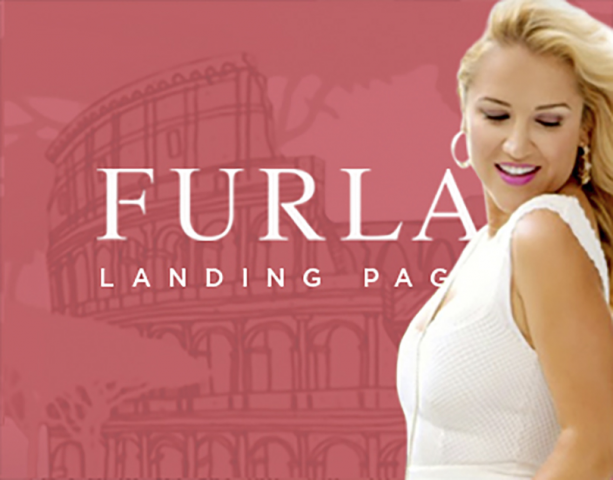 Landing page по продаже модных сумочек Furla