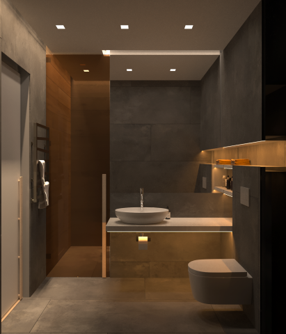 Ванная в 2х к. квартире // Владивосток