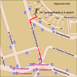 схема проезда