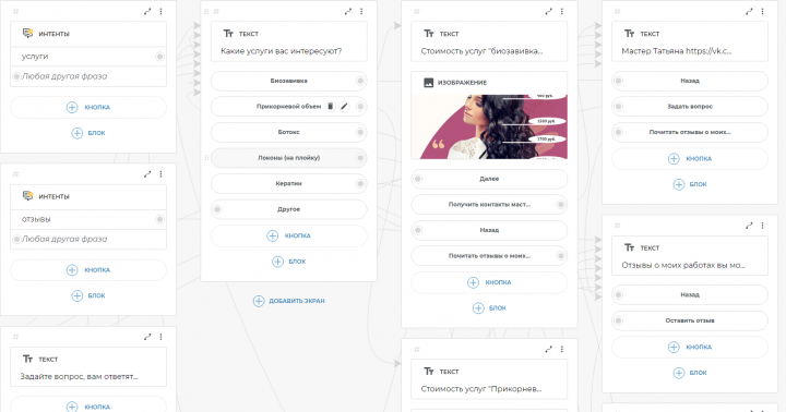 Создание чат-ботов для Вконтакте