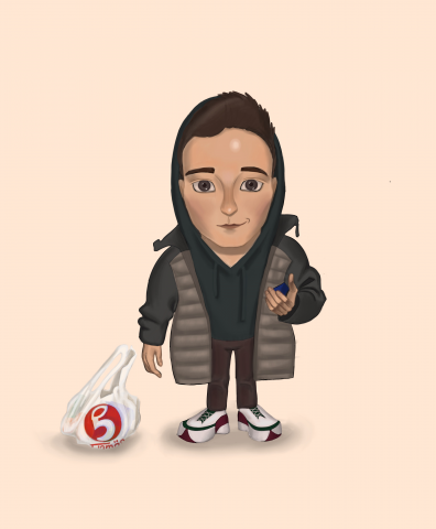 Казуальный парень из России