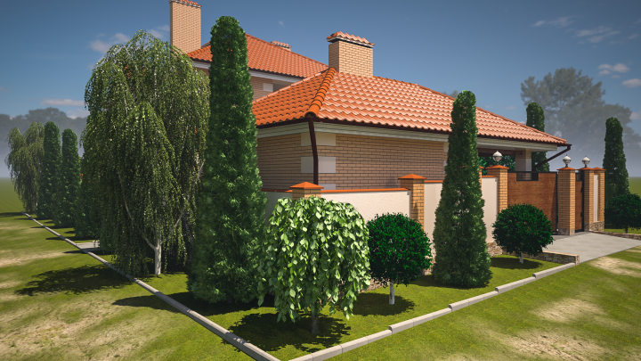 Эскизный проект ландшафта