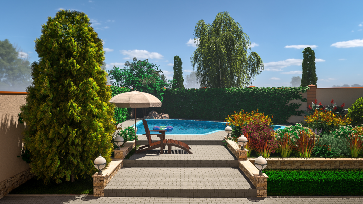 Эскизный проект ландшафта