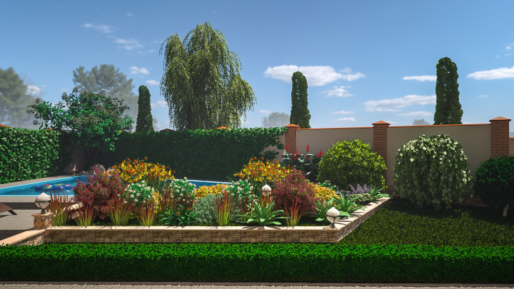 Эскизный проект ландшафта