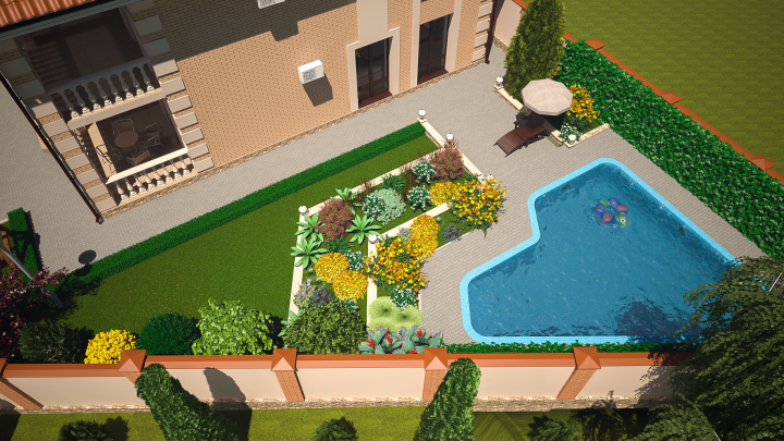 Эскизный проект ландшафта