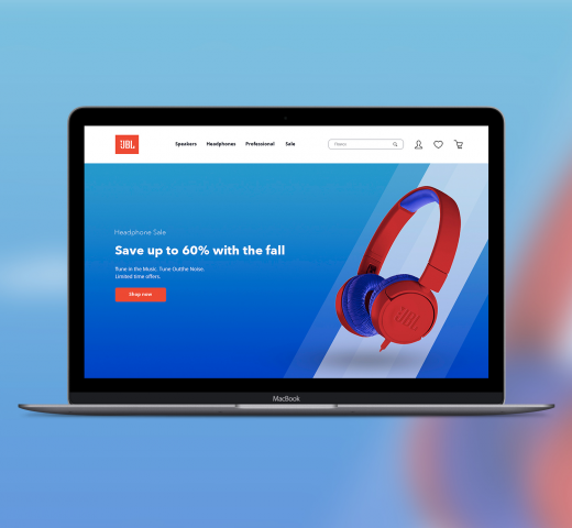 Дизайн яркого первого экрана