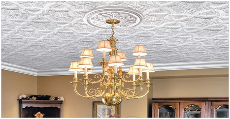 Чем покрасить потолочную плитку