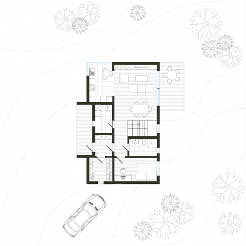 Жилой дом 146 кв.м. (1 этаж)