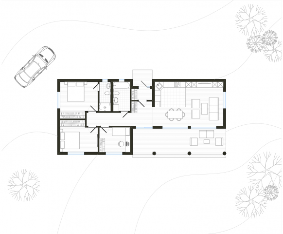 Жилой дом 96 кв.м.