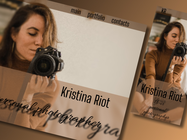 Лендинг для фотографа