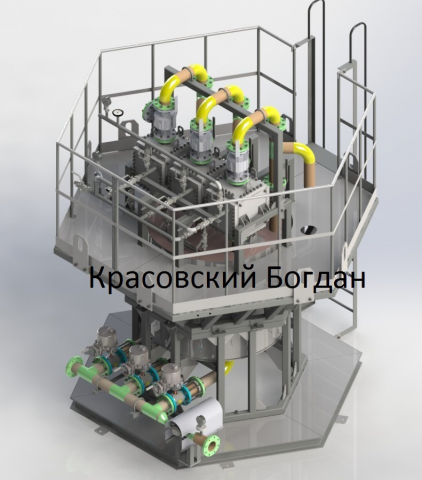 Установка очистки паров битума (аспирация)