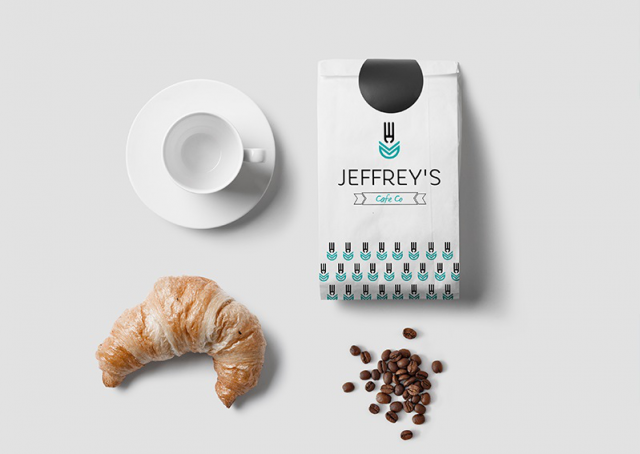 Логотип для кафе "Jeffrey`s"